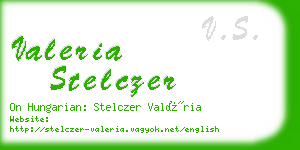 valeria stelczer business card